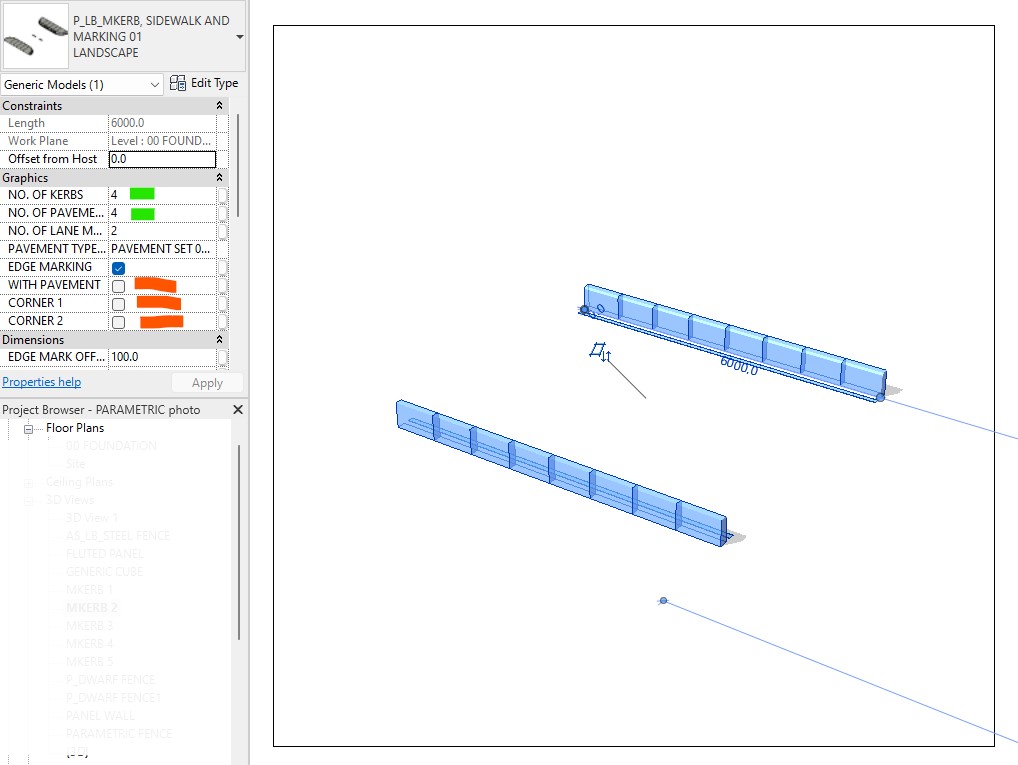 B&W. Kerb - Line based (pavement & lane marking) - Image 2