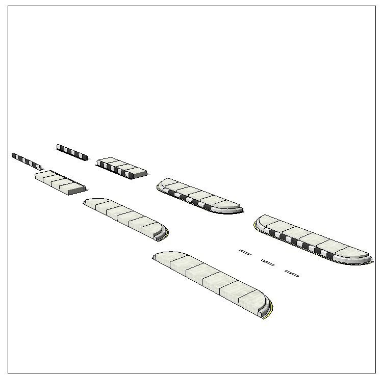 B&W. Kerb - Line based (pavement & lane marking)